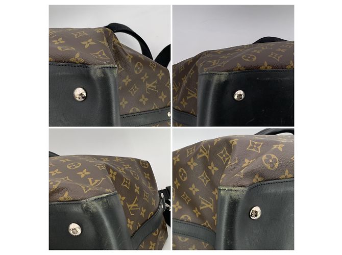 Louis Vuitton Borsa da viaggio Macassar Neo Greenwich Monogram Marrone - vista 6