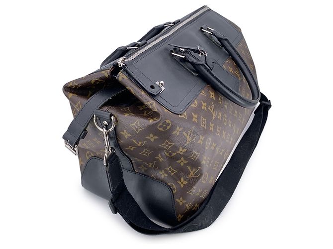 Louis Vuitton Borsa da viaggio Macassar Neo Greenwich Monogram Marrone - vista 7