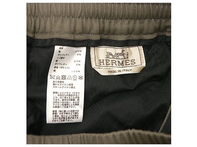 Hermès Pantalones Hermes Caqui - vista 3