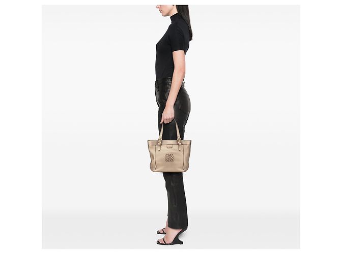 LOEWE Gold Anagram Leder Fusta Tote - Ansicht 10