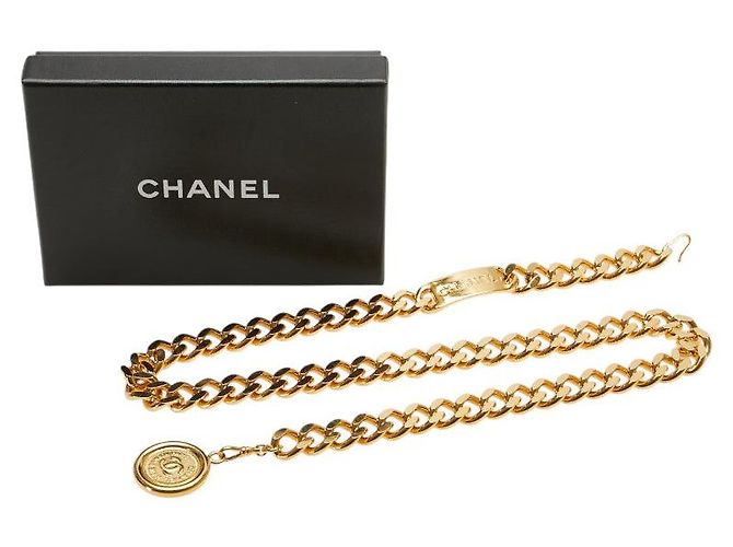 Chanel Coco Mark 31 RUE CAMBON PARIS Medaillon Kettengürtel Golden - Ansicht 8