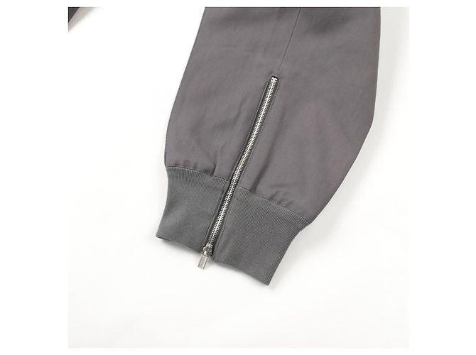 Hermès Pantalones de algodón rayón Hermes Castaño Gris - vista 11