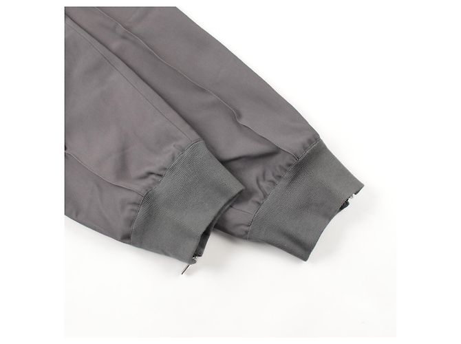 Hermès Pantalones de algodón rayón Hermes Castaño Gris - vista 9