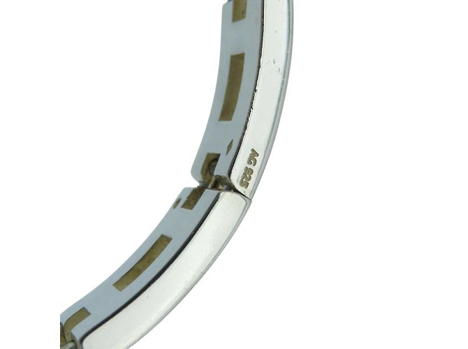 Hermès Vintage Silber 925 Charm Armband von Hermes - Ansicht 4