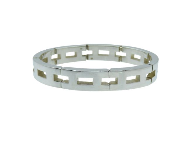 Hermès Vintage Silber 925 Charm Armband von Hermes - Ansicht 6