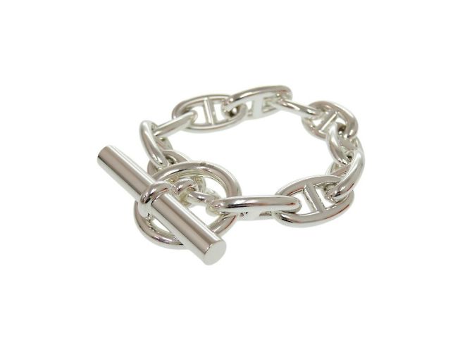 Hermès Bracciale charm Chaine d'Ancre GM in argento 925 Hermes - vista 2
