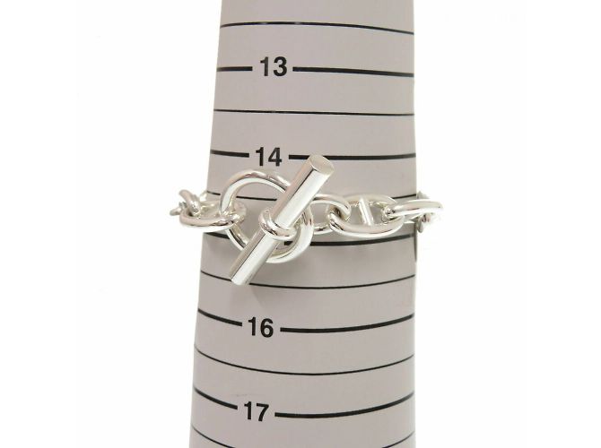 Hermès Bracciale charm Chaine d'Ancre GM in argento 925 Hermes - vista 5