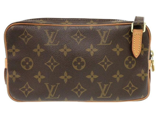 Borsa a Spalla Monogram Marly di Louis Vuitton Marrone Monogramma - vista 3