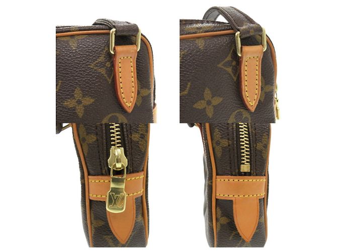 Borsa a Spalla Monogram Marly di Louis Vuitton Marrone Monogramma - vista 7