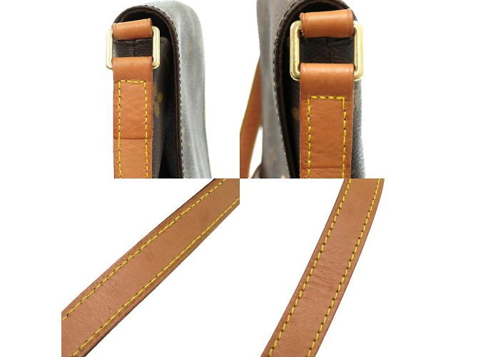 Borsa a Spalla Musette Salsa di Louis Vuitton Marrone Monogramma - vista 10