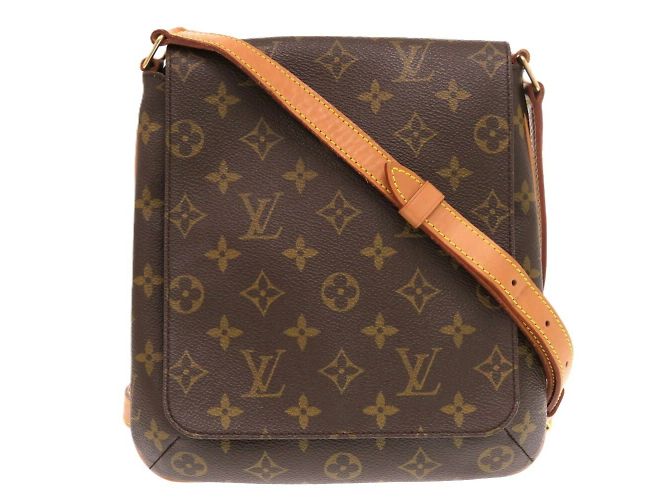 Borsa a Spalla Musette Salsa di Louis Vuitton Marrone Monogramma - vista 2