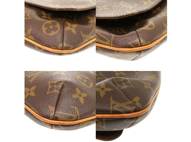 Borsa a Spalla Musette Salsa di Louis Vuitton Marrone Monogramma - vista 5