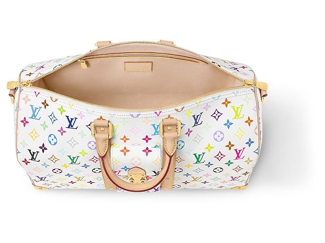 Louis Vuitton LV Keepall Multicolore bianco x TM nuovo - vista 3