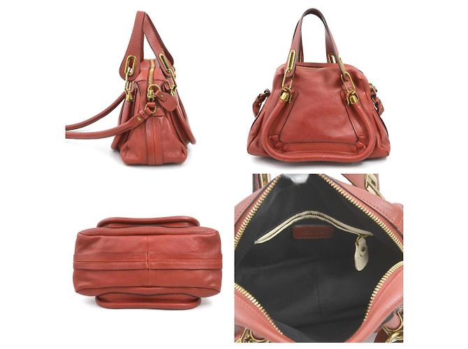 Borsa in pelle rossa Chloé - vista 2