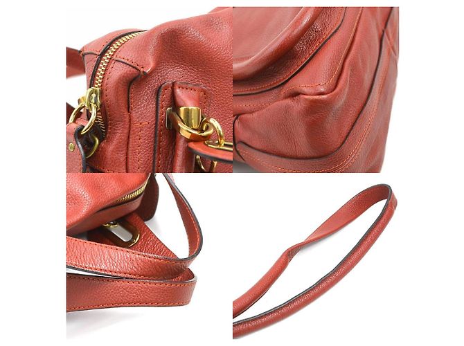 Borsa in pelle rossa Chloé - vista 3