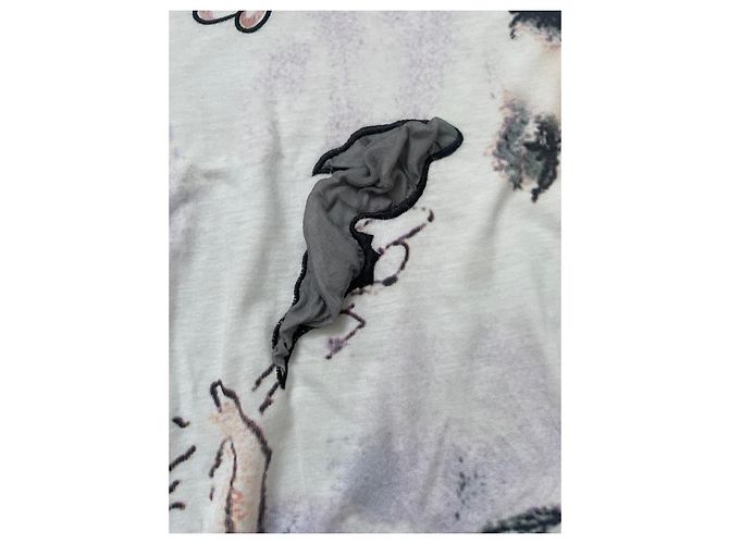 Camiseta Chanel blanca de algodón talla 36 Blanco - vista 4