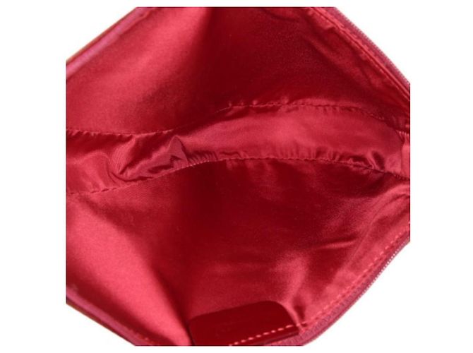 Bolso Christian Dior Saddle Mini Cuero Charol Rojo Roja - vista 7