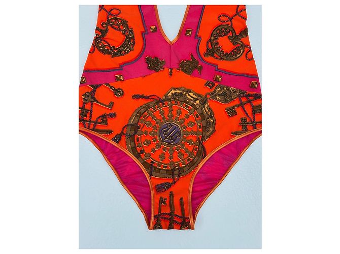 Hermès Ropa de baño Roja Multicolor - vista 9