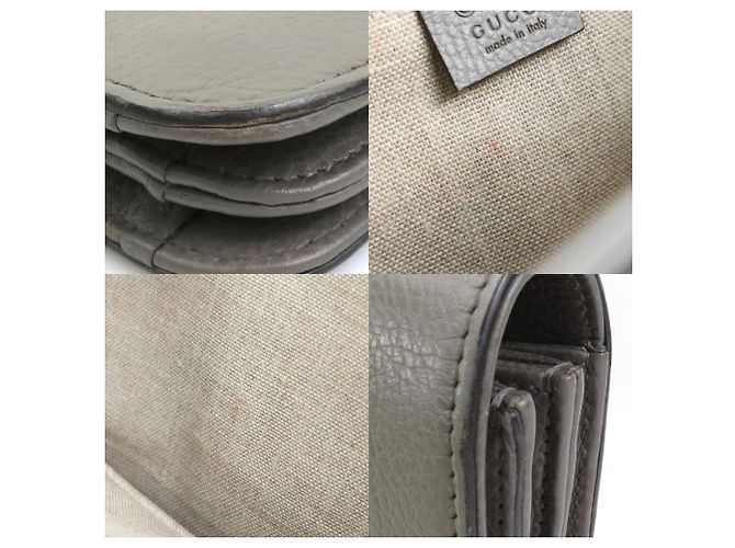 Gucci Interlocking G Ledertasche Braun - Ansicht 3