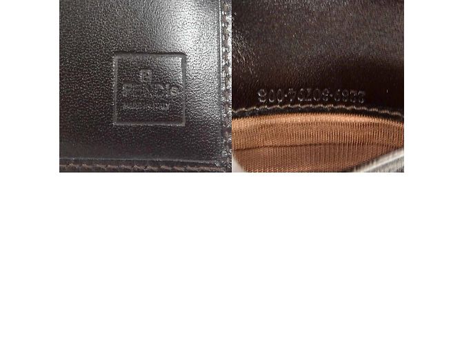 Fendi Zucca Dreifach-Brieftasche Braun - Ansicht 5