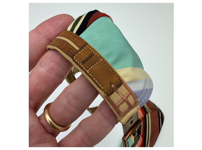 Bikini Hermès multicolore a righe - vista 4