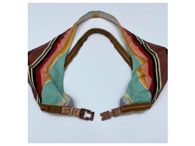 Bikini Hermès multicolore a righe - vista 5