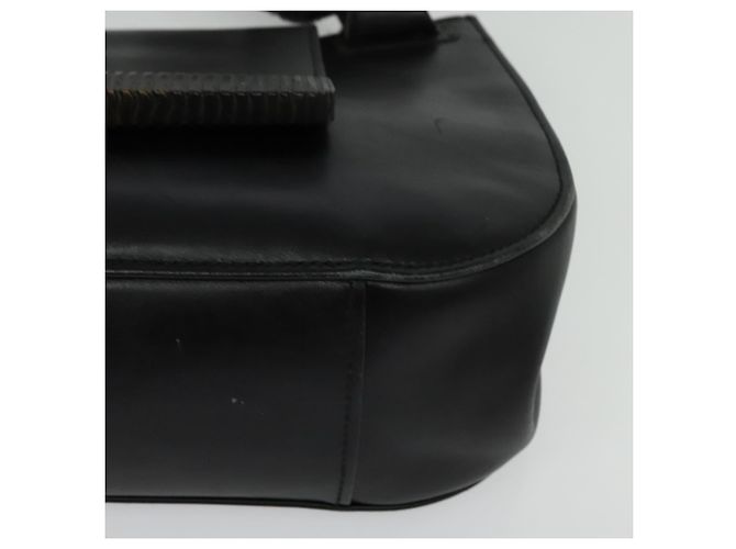 Borsa a spalla GUCCI in pelle nera argento 105375 Auth bs26842 Nero - vista 14