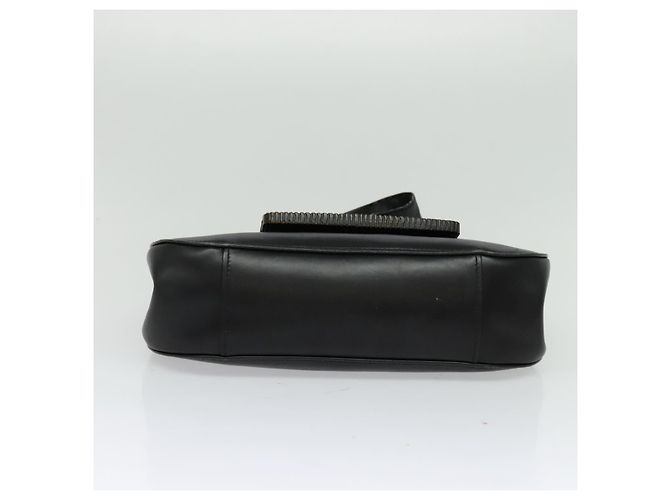 Borsa a spalla GUCCI in pelle nera argento 105375 Auth bs26842 Nero - vista 5