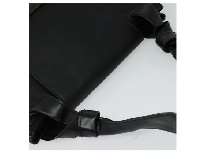 Borsa a spalla GUCCI in pelle nera argento 105375 Auth bs26842 Nero - vista 6