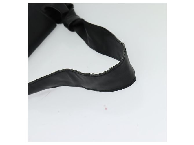 Borsa a spalla GUCCI in pelle nera argento 105375 Auth bs26842 Nero - vista 7