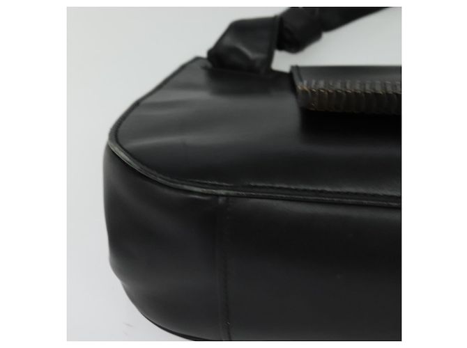 Borsa a spalla GUCCI in pelle nera argento 105375 Auth bs26842 Nero - vista 9