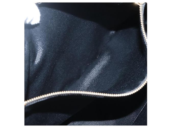 Bolso Tote Vera de cuero negro y dorado de Salvatore Ferragamo Auth bs26608 - vista 21