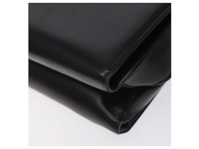 Borsa a mano GUCCI in pelle nera e oro Auth ep9297 Nero D'oro - vista 16