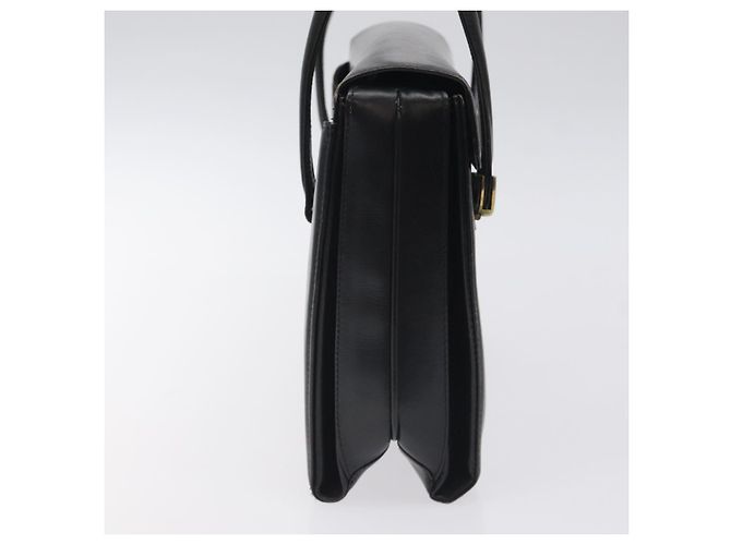 Borsa a mano GUCCI in pelle nera e oro Auth ep9297 Nero D'oro - vista 3