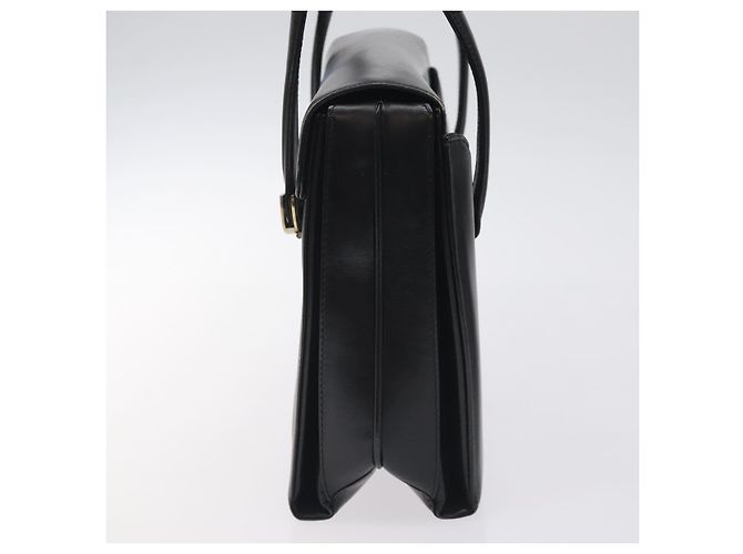 Borsa a mano GUCCI in pelle nera e oro Auth ep9297 Nero D'oro - vista 4