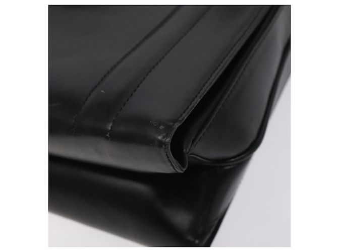 Borsa a mano GUCCI in pelle nera e oro Auth ep9297 Nero D'oro - vista 8
