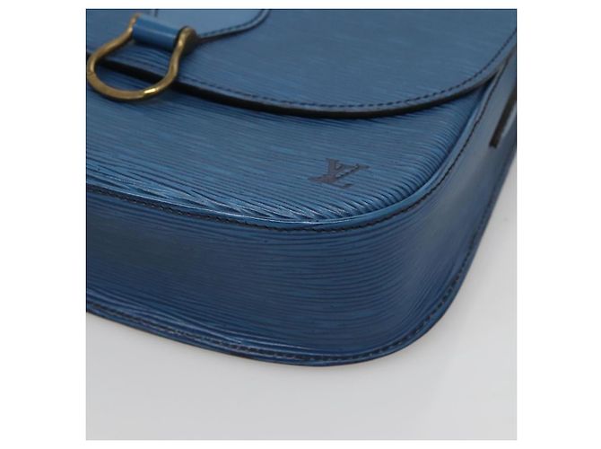 LOUIS VUITTON Epi Saint Cloud GM Borsa a Spalla Blu Toledo M52195 LV Auth 127467 - vista 15