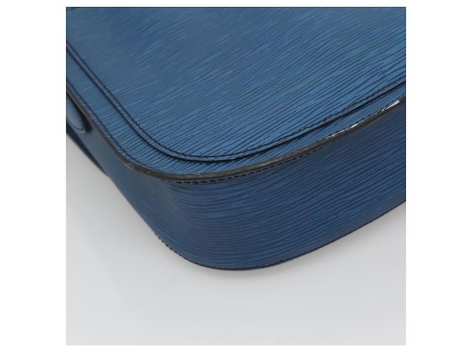 LOUIS VUITTON Epi Saint Cloud GM Borsa a Spalla Blu Toledo M52195 LV Auth 127467 - vista 17