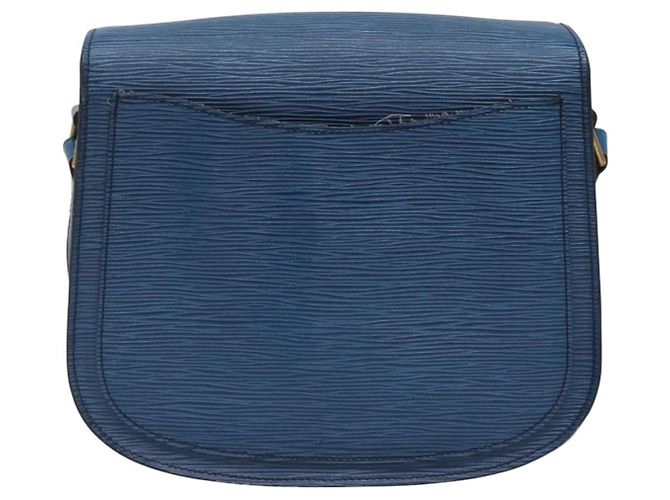 LOUIS VUITTON Epi Saint Cloud GM Borsa a Spalla Blu Toledo M52195 LV Auth 127467 - vista 2