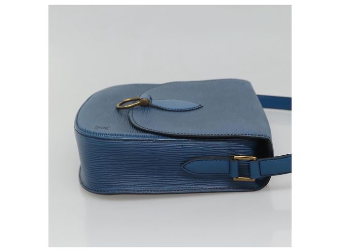 LOUIS VUITTON Epi Saint Cloud GM Borsa a Spalla Blu Toledo M52195 LV Auth 127467 - vista 3