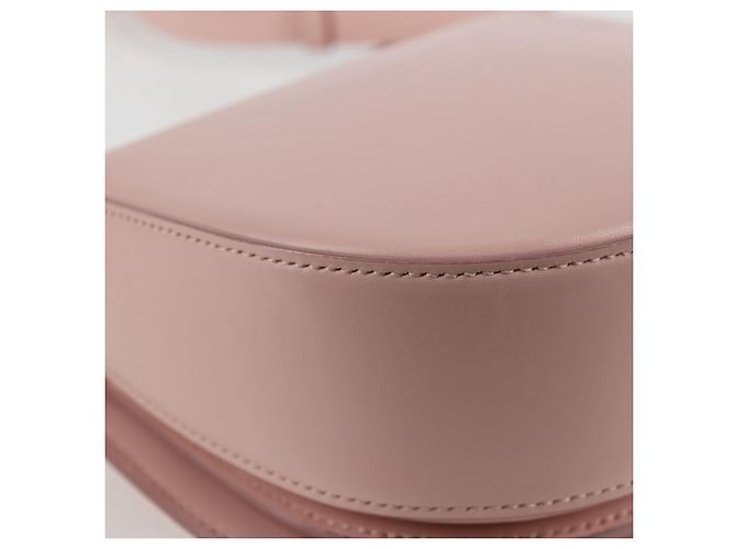 Borsa a Spalla Gancini in Pelle Rosa Dorato Salvatore Ferragamo Auth 127475M - vista 16