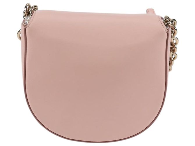 Borsa a Spalla Gancini in Pelle Rosa Dorato Salvatore Ferragamo Auth 127475M - vista 2