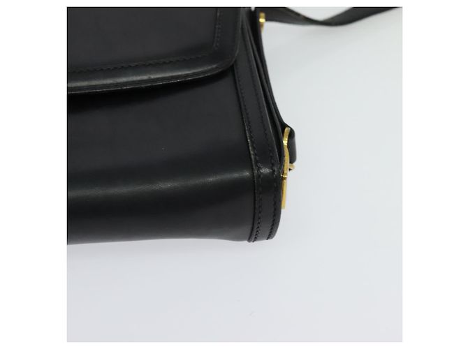 Borsa a Spalla GUCCI in Pelle Nera Oro Auth ep9209 Nero D'oro - vista 14