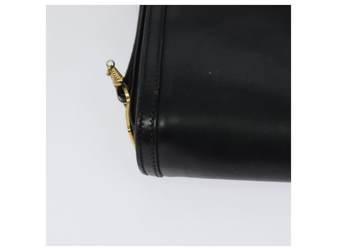 Borsa a Spalla GUCCI in Pelle Nera Oro Auth ep9209 Nero D'oro - vista 15