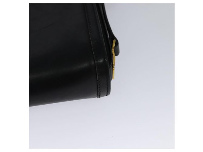 Borsa a Spalla GUCCI in Pelle Nera Oro Auth ep9209 Nero D'oro - vista 16