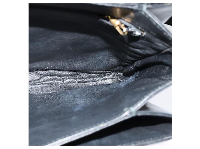 Borsa a Spalla GUCCI in Pelle Nera Oro Auth ep9209 Nero D'oro - vista 19