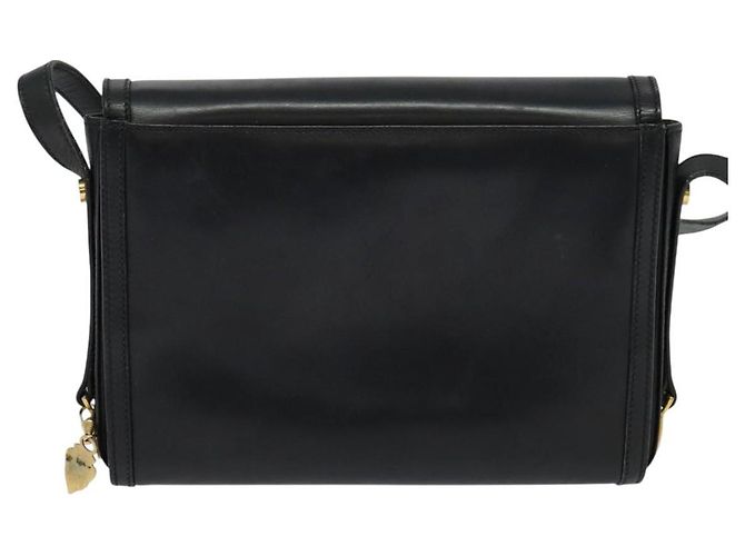 Borsa a Spalla GUCCI in Pelle Nera Oro Auth ep9209 Nero D'oro - vista 2