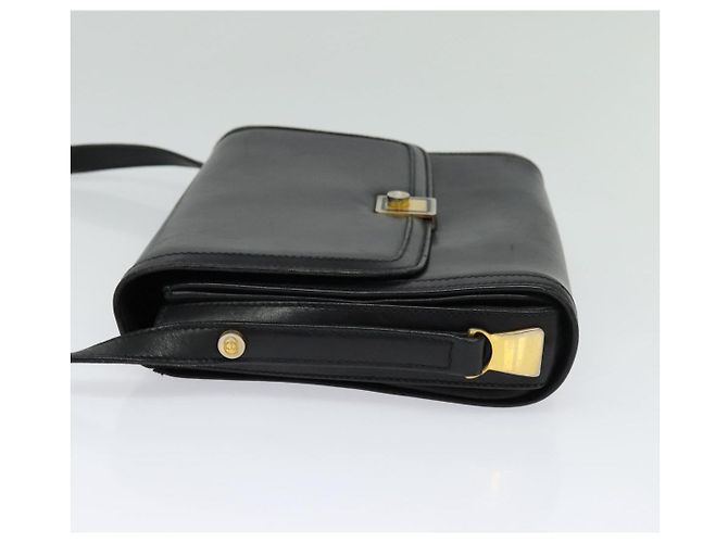 Borsa a Spalla GUCCI in Pelle Nera Oro Auth ep9209 Nero D'oro - vista 3