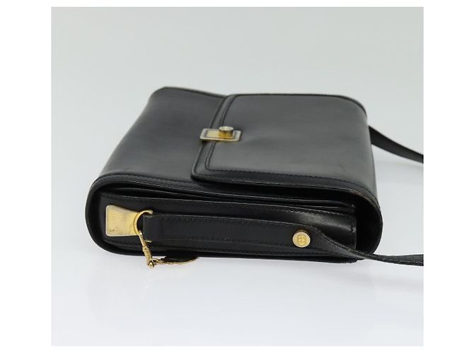 Borsa a Spalla GUCCI in Pelle Nera Oro Auth ep9209 Nero D'oro - vista 4