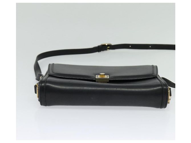 Borsa a Spalla GUCCI in Pelle Nera Oro Auth ep9209 Nero D'oro - vista 5